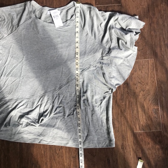 Fever Ruffle Front Slub Knit Top - Picture 4 of 5